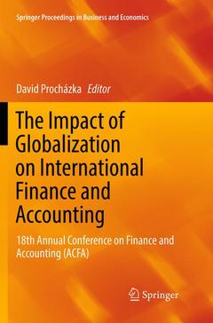 Cover of the book The Impact of Globalization on International Finance and Accounting