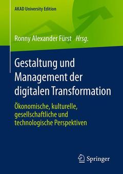 Couverture de l’ouvrage Gestaltung und Management der digitalen Transformation 