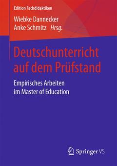 Couverture de l’ouvrage Deutschunterricht auf dem Prüfstand