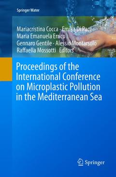 Couverture de l’ouvrage Proceedings of the International Conference on Microplastic Pollution in the Mediterranean Sea