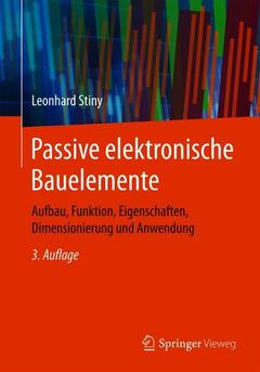 Couverture de l’ouvrage Passive elektronische Bauelemente