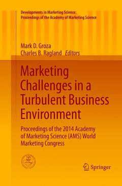 Couverture de l’ouvrage Marketing Challenges in a Turbulent Business Environment