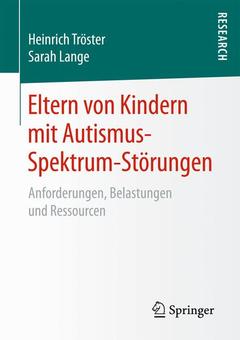 Couverture de l’ouvrage Eltern von Kindern mit Autismus-Spektrum-Störungen