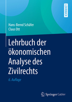 Cover of the book Lehrbuch der ökonomischen Analyse des Zivilrechts