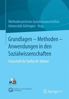 Couverture de l’ouvrage Grundlagen - Methoden - Anwendungen in den Sozialwissenschaften