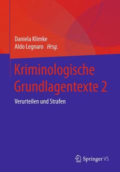 Couverture de l’ouvrage Kriminologische Diskussionstexte I