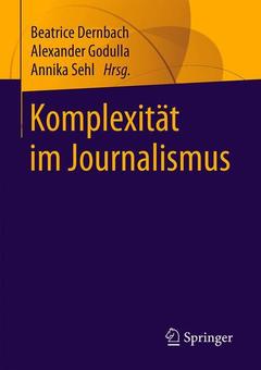 Couverture de l’ouvrage Komplexität im Journalismus
