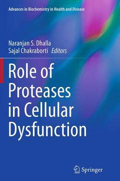 Couverture de l’ouvrage Role of Proteases in Cellular Dysfunction