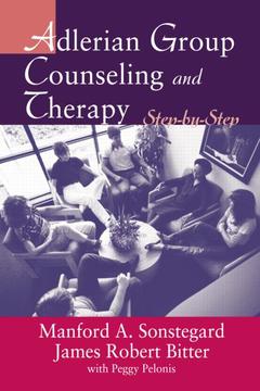 Couverture de l’ouvrage Adlerian Group Counseling and Therapy