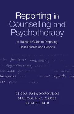 Cover of the book Reporting in Counselling and Psychotherapy