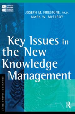 Couverture de l’ouvrage Key Issues in the New Knowledge Management