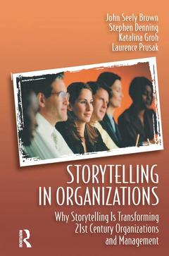 Couverture de l’ouvrage Storytelling in Organizations
