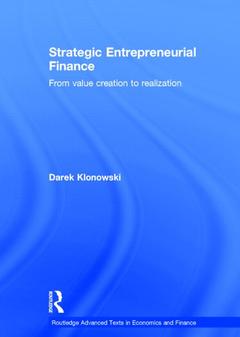 Couverture de l’ouvrage Strategic Entrepreneurial Finance