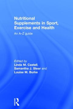 Cover of the book Nutritional Supplements in Sport, Exercise and Health