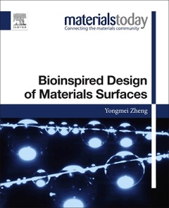 Couverture de l’ouvrage Bioinspired Design of Materials Surfaces