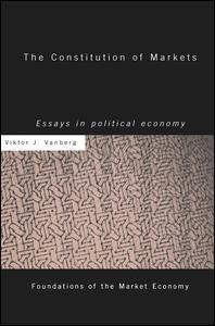 Couverture de l’ouvrage The Constitution of Markets