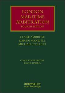Couverture de l’ouvrage London Maritime Arbitration