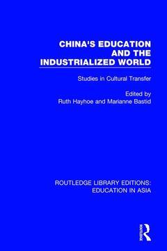 Couverture de l’ouvrage China's Education and the Industrialised World