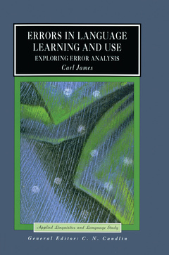 Cover of the book Errors in Language Learning and Use