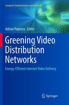 Couverture de l’ouvrage Greening Video Distribution Networks