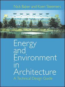 Couverture de l’ouvrage Energy and Environment in Architecture