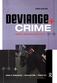 Couverture de l’ouvrage Deviance and Crime