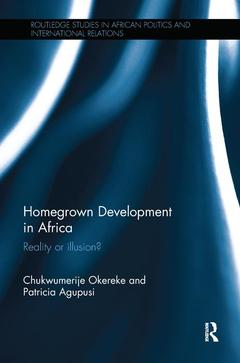 Couverture de l’ouvrage Homegrown Development in Africa