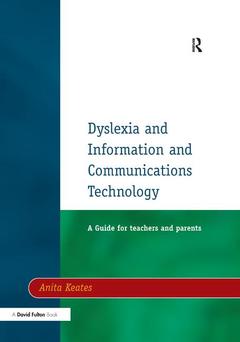 Couverture de l’ouvrage Dyslexia and Information and Communications Technology