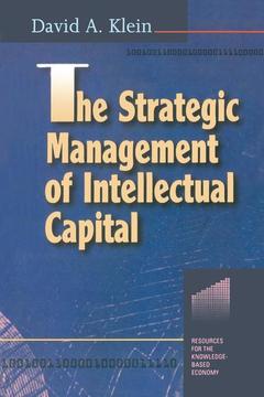 Cover of the book The Strategic Management of Intellectual Capital