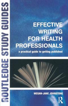 Cover of the book Effective Writing for Health Professionals
