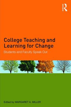 Couverture de l’ouvrage College Teaching and Learning for Change