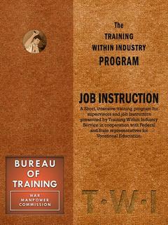 Couverture de l’ouvrage Training Within Industry: Job Instruction