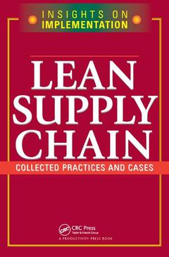 Couverture de l’ouvrage Lean Supply Chain