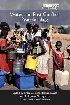 Couverture de l’ouvrage Water and Post-Conflict Peacebuilding