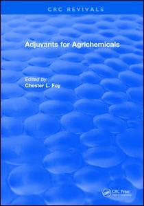 Couverture de l’ouvrage Adjuvants for Agrichemicals