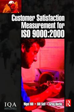 Couverture de l’ouvrage Customer Satisfaction Measurement for ISO 9000: 2000