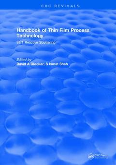 Couverture de l’ouvrage Handbook of Thin Film Process Technology