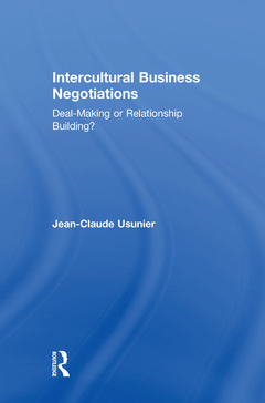 Couverture de l’ouvrage Intercultural Business Negotiations