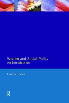 Couverture de l’ouvrage Women And Social Policy