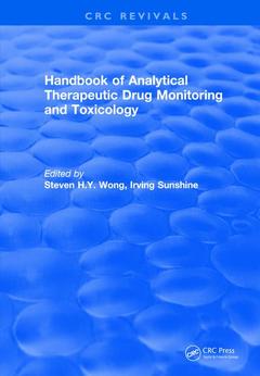 Couverture de l’ouvrage Revival: Handbook of Analytical Therapeutic Drug Monitoring and Toxicology (1996)