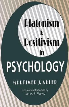 Cover of the book Platonism and Positivism in Psychology