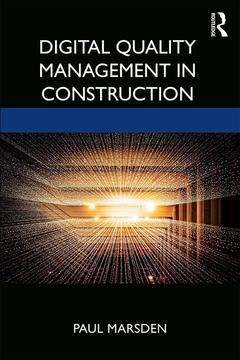 Couverture de l’ouvrage Digital Quality Management in Construction