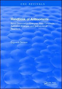 Couverture de l’ouvrage Handbook of Antioxidants