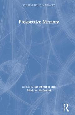 Couverture de l’ouvrage Prospective Memory