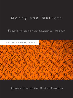 Couverture de l’ouvrage Money and Markets