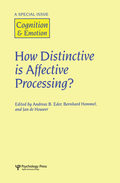 Couverture de l’ouvrage How Distinctive is Affective Processing?