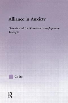 Couverture de l’ouvrage Alliance in Anxiety
