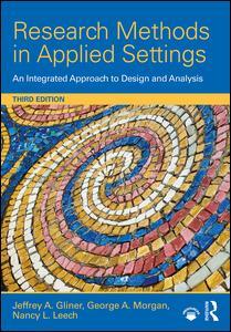 Cover of the book Research Methods in Applied Settings