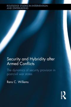 Couverture de l’ouvrage Security and Hybridity after Armed Conflict