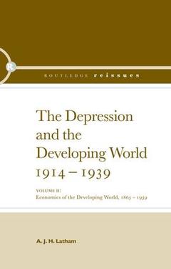 Cover of the book The Depression and the Developing World, 1914-1939